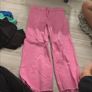 Zara Vibrant Pink Trousers